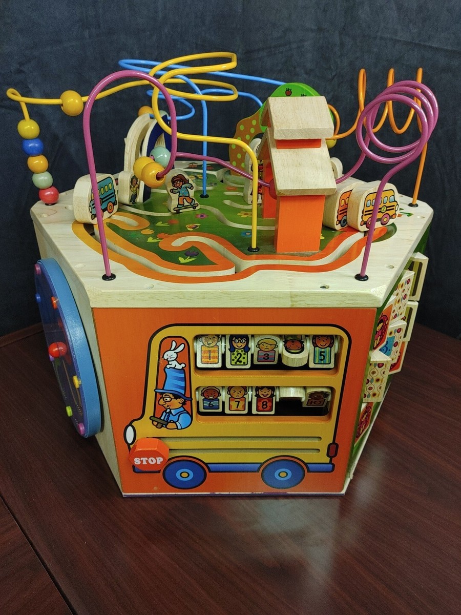 Toys (BX1105F) Youniversity Activity Cube Deluxe Wooden