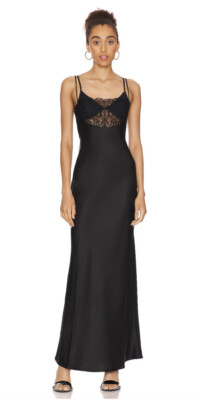 Bec and Bridge Scarlett Maxi Dress In Black Size US 12 Sleeveless