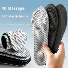 Insoles for Shoes Unisex 4D Memory foam Shock Absorption Shoe Sole Outdoor Runni