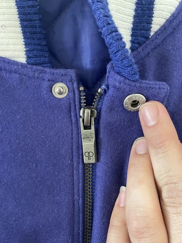 pelle pelle 6XL varsity jacket Purple & White With A Big White “P” - Picture 8 of 21