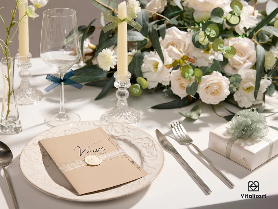 3/8" x 90 Yards Organza Ribbon Pastel Color 9 Rolls x 10 Yd Sheer Ribbon for ... - Image 3 of 4