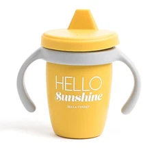 Bella Tunno Happy Sippy Cup - 8oz Silicone, BPA-Free, Handles, 6 Months+