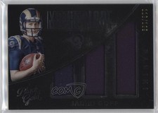 2016 Panini Black Gold Mother Lode Triple Memorabilia White /199 Jared Goff 0ey7