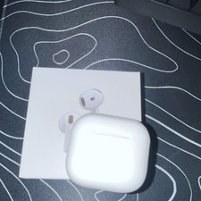 Apple AirPods Wireless Bluetooth Earbuds In-Ear Built-In Mic White Charging Case