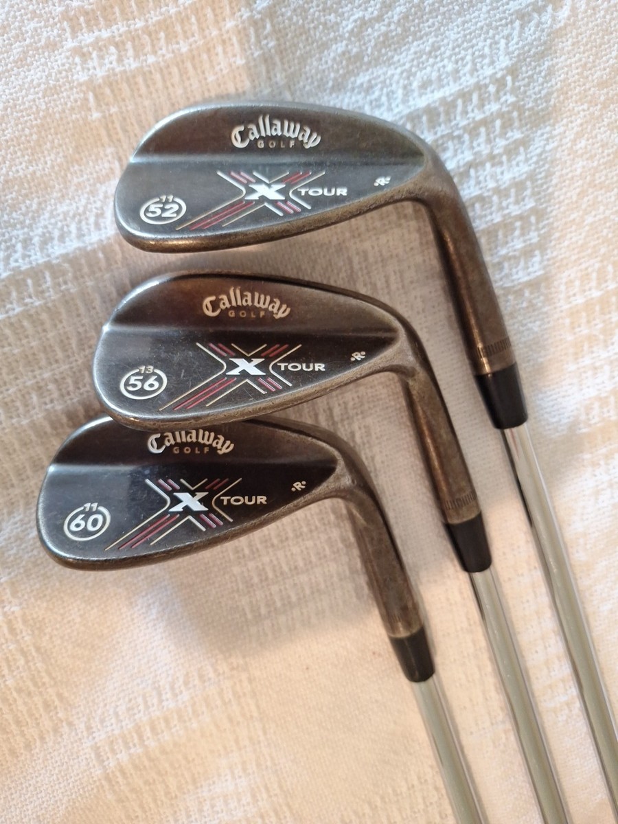 Callaway X tour Forged Wedge Set 52 56 60 Right Handed Wedge Flex