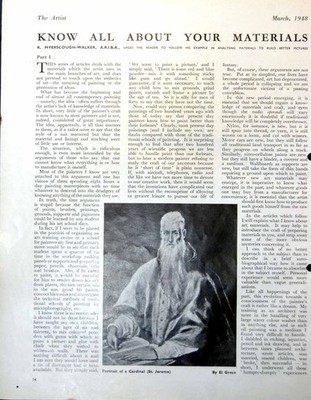 Original alter Vintage Druck Portrait Kardinal St. Hieronymus El Greco 1948 20.