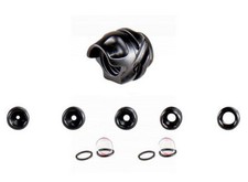 COMPOUND BOW PEEP SIGHT KIT + CLARIFIERS BY AVALON COMPLETE IN ORIGINAL TIN