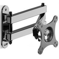 Full Motion TV Wall Mount Bracket for Most 13-32 Inch LED LCD Flat/Curved Scr...