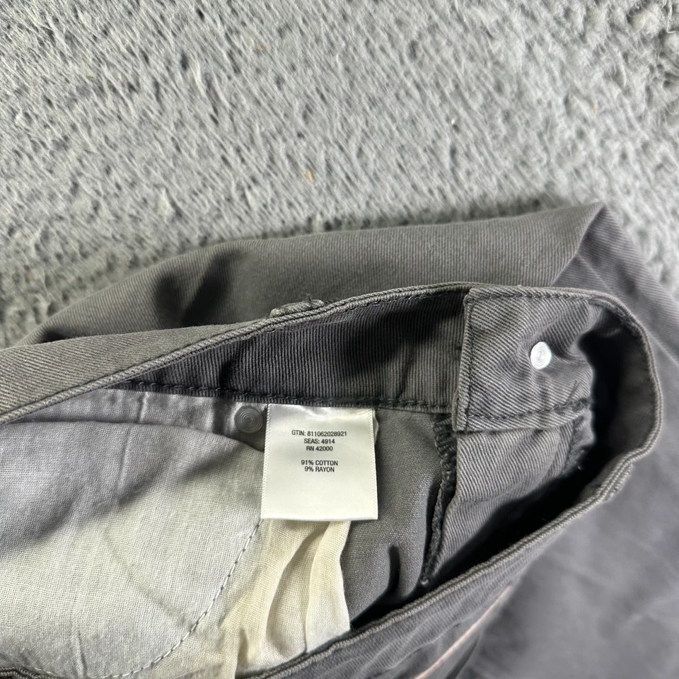 Adam Levine The Patriot Jeans Mens 34x32 Gray Cotton Denim Straight Leg Workwear - Image 4 of 4