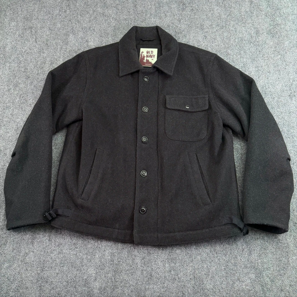 00s OLD NAVY Wool Jacket charcoal Mサイズ 00s OLD NAVY Wool Jacket charcoal M size