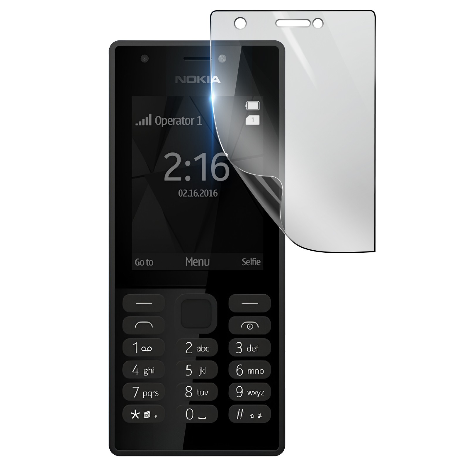 Protection écran pour Nokia 216 film antichoc en hydrogel transparent auto-cicatrisant