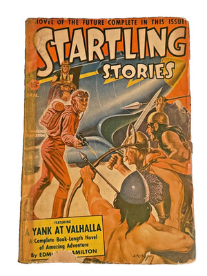 Startling Stories Pulp Jan 1941 Vol 5 No1 Edmond Hamilton Leigh Brackett Sci-Fi