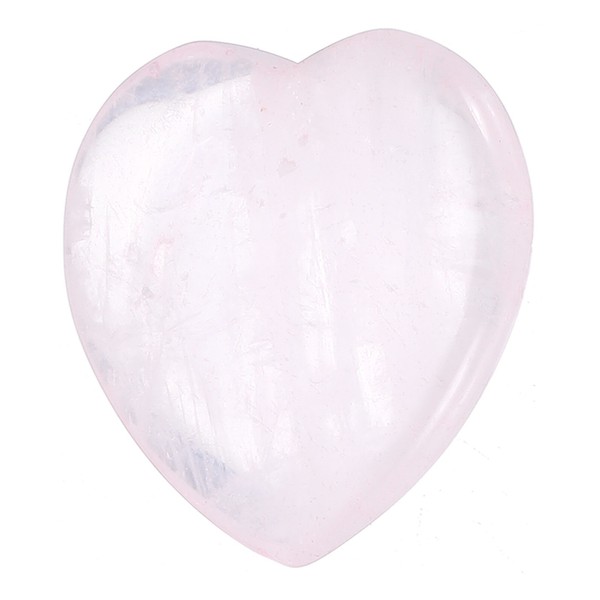 "FüR Crystals Herzheilstein Rosenquarz Daumen Edelstein 1,2\", Pink"-image