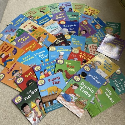 40 Biff Chip & Kipper Reading BooksBundle Levels 1-5 Phonics HomeSchool