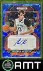 Walker Kessler 2022-23 Panini Prizm Draft Picks 37/75 Auto Prizms Blue Ice