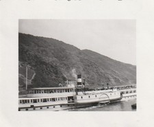 Foto  Raddampfer Hunsrück  Dampfer Schiff 1949