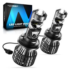 Novsight 2x H4 Led Headlight Bulbs High Low Beam 6500k 22000lm 120w Super Bright