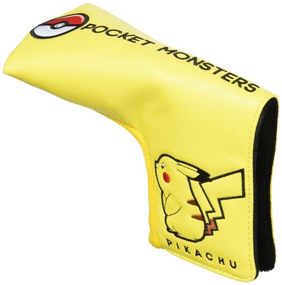 Enjoy Caddy Bag Pikachu Pin Type Putter Cover Pokemon Golf Accessory Yellow Cute