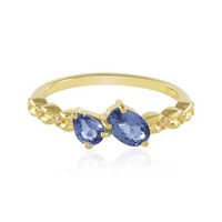 Cavill Ring Silber Vergoldet Ceylon Saphir 0,85Ct Damen Schmuck- Echtschmuck