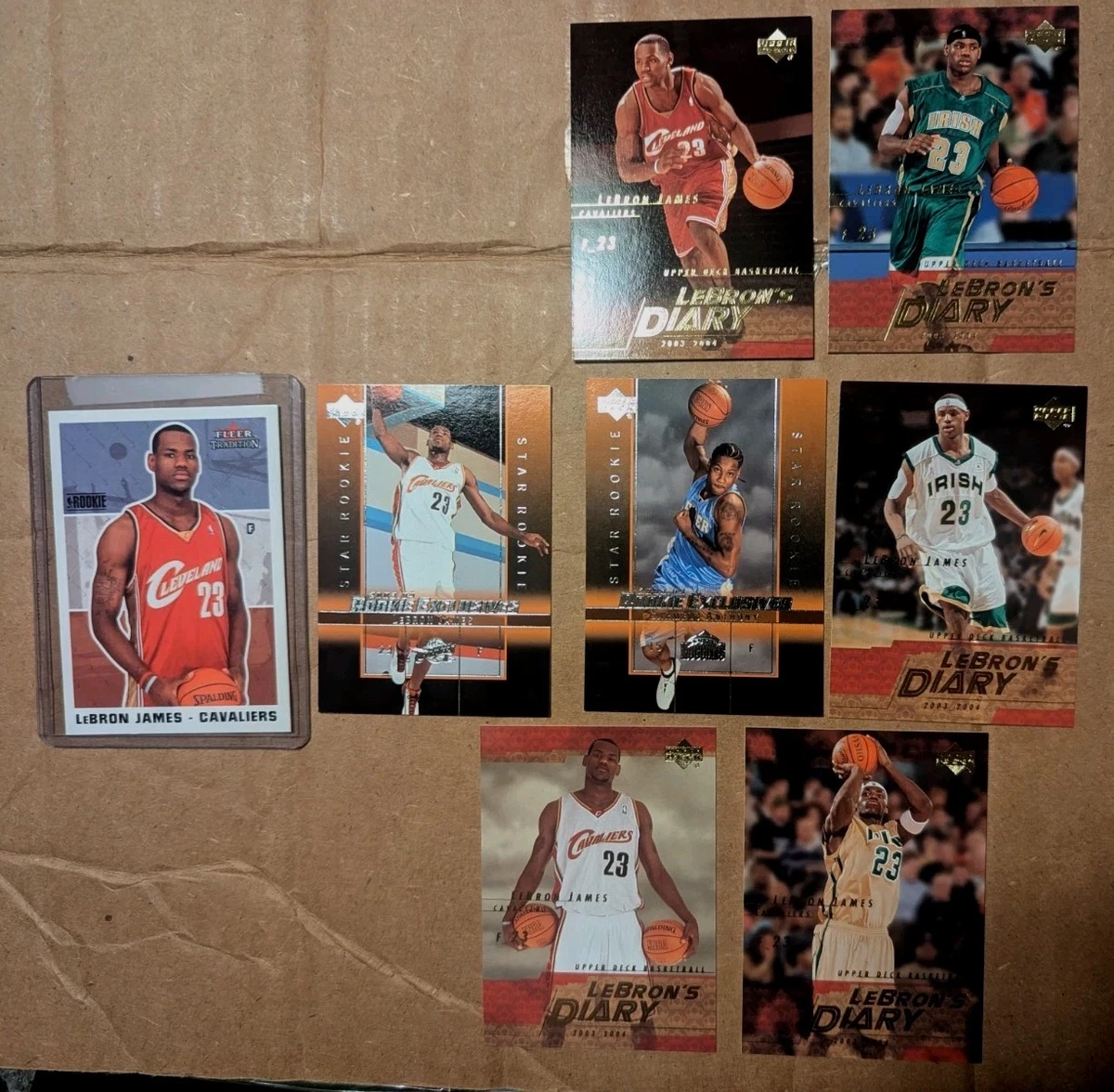 Preços baixos em Fleer Lebron James Basquete Esportes Figurinhas e