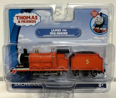 Bachmann HO Scale Thomas & Friends James Engine W/ Moving Eyes & Tender #58743