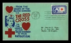 DR JIM STAMPS US COVER INTERNATIONAL RED CROSS FDC SCOTT 1016 POPPENGER CACHET