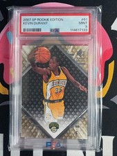 2007-08 Kevin Durant #61 SP Rookie Edition RC Rookie Card Graded Mint PSA 9. rookie card picture