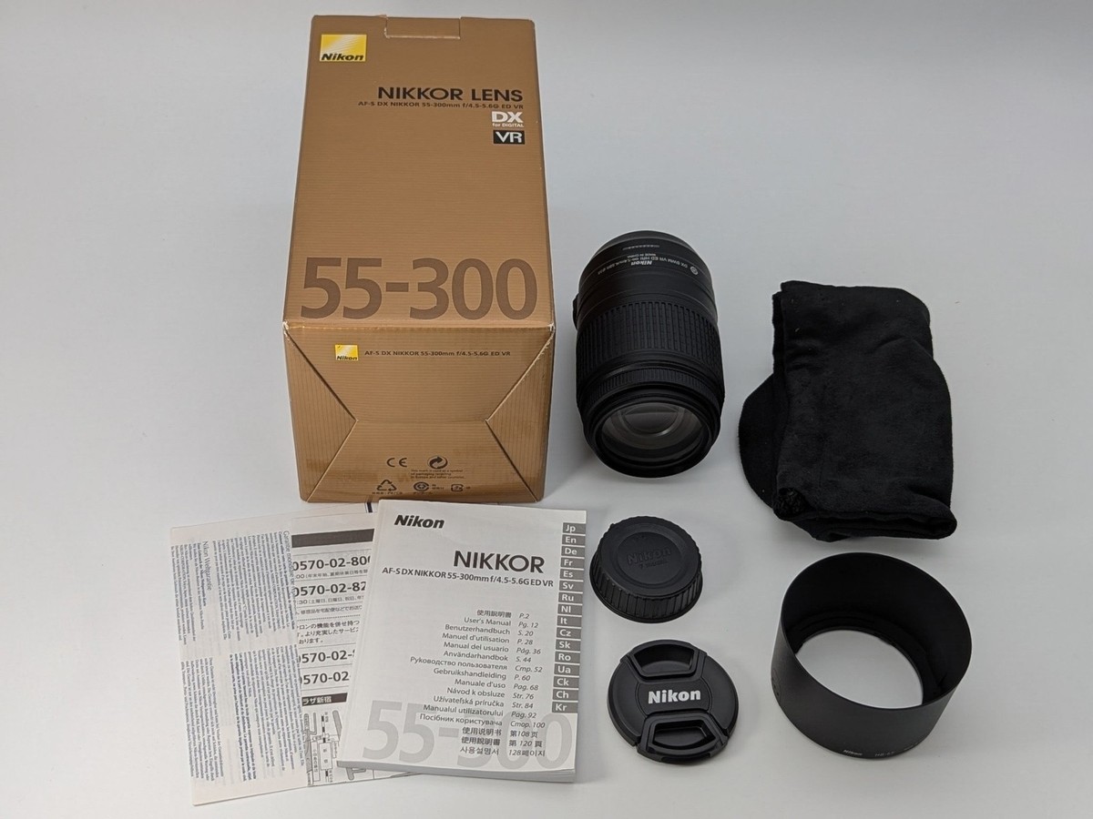 Nikon AF-S DX NIKKOR 55-300mm F4.5-5.6G ED VR Lens From JAPAN