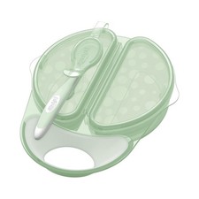 Travel Fresh Bowl with Snap-in Spoon for Toddler Feeding On The Go 4