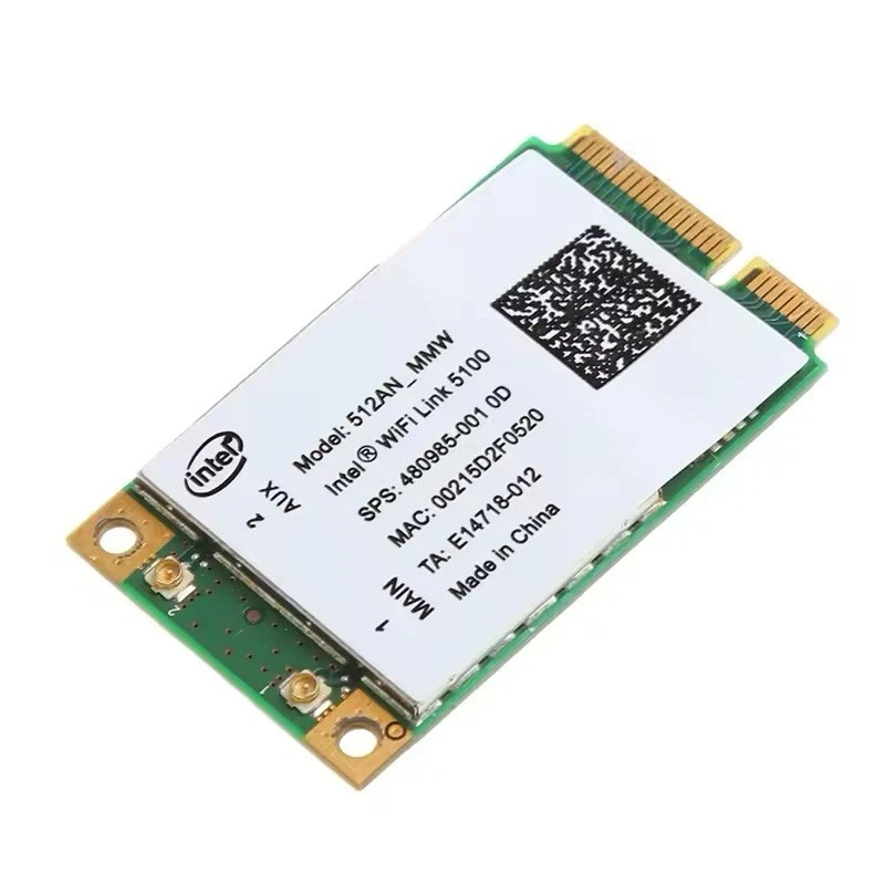 Intel WiFi Link 5100 512AN_MMW Wireless (2.4/ 5GHz) Mini PCIe 802.11a/b/g/n WLAN - Bild 3 von 4