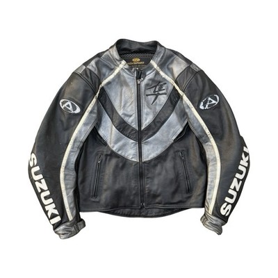 Vintage AGV SPORT Suzuki Hayabusa Leather Motorcycle Jacket | eBay