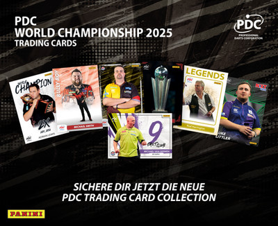 Panini Darts PDC World Championship 2025 Base & Inserts   Wähle deine Karte