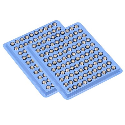 WindMax 200 pcs Durable R626 377 SR626 177 AG4 1.5V Alkaline Coin AG4, Sliver 