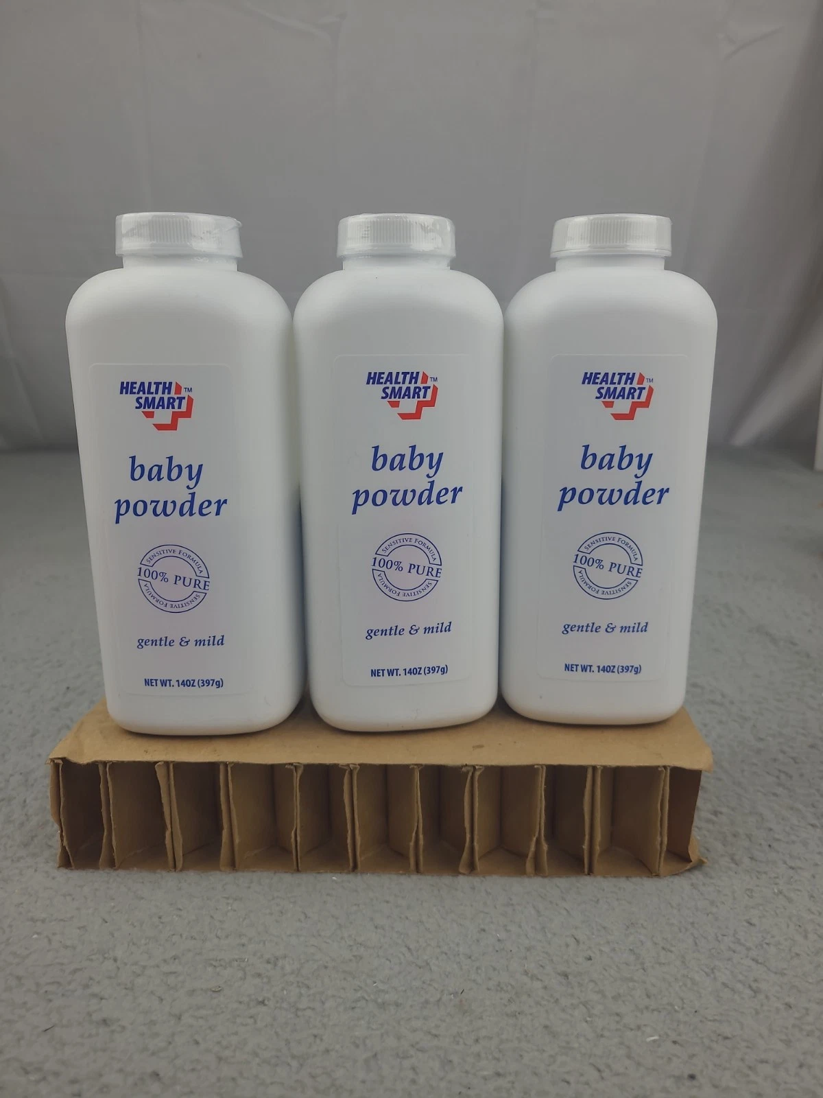 3x Health Smart Baby Powder TALC Sensitive Formula 14oz Sealed New Mild Gentle,
Opens in a new windo