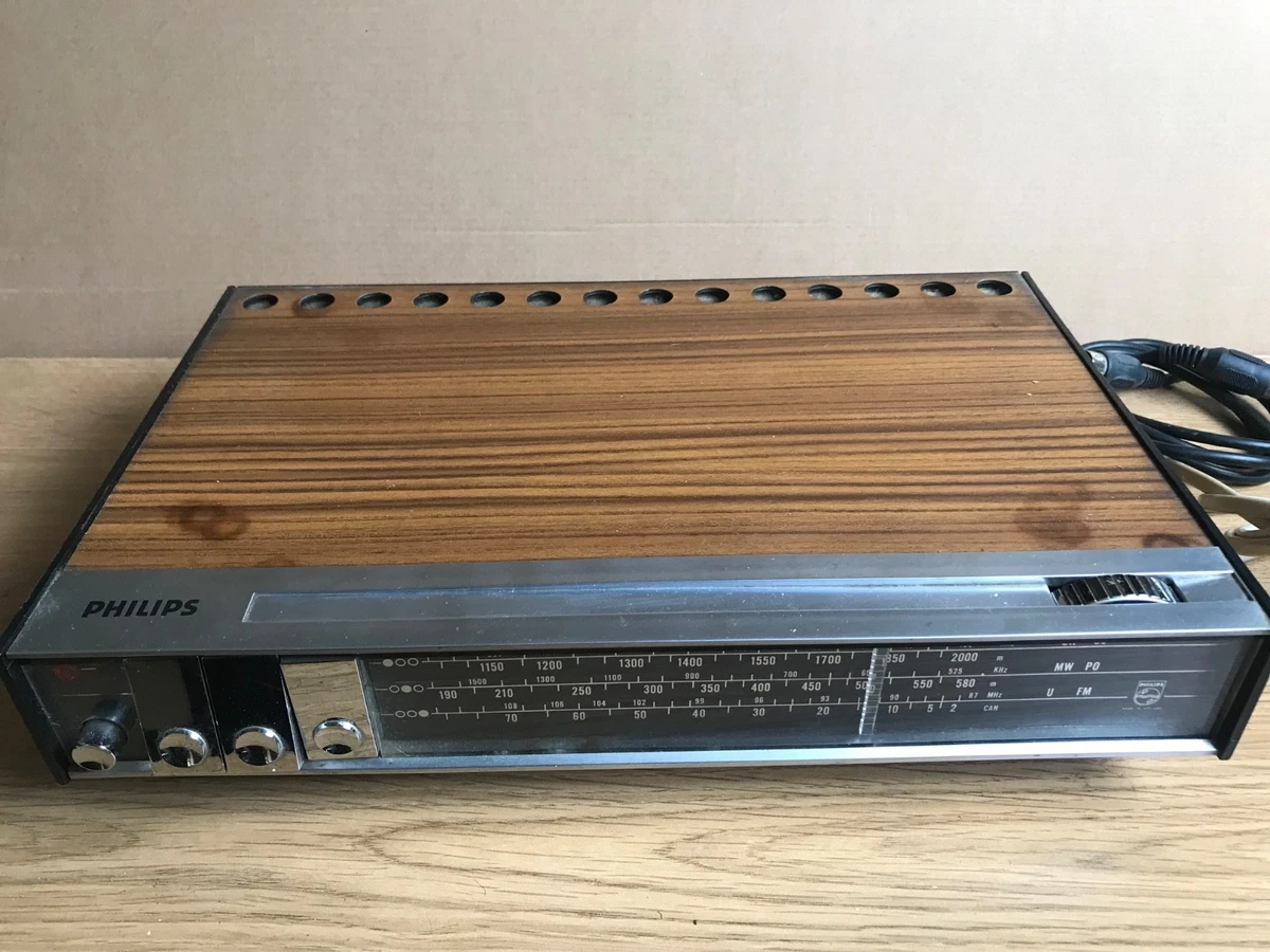 Philips Vintage 22RH690T Sintonizador Fm para repuestos o reparaciones (funciona en Fm)