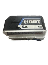 HART (HLBP04VNM) 40V 6 Ah - LITHIUM ION RECHARGEABLE BATTERY - WHITE USED