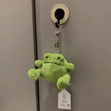 Jellycat Ricky Rain Frog Plush Bag Charm Keychain NWT Gift w/ Dust Bag Cute Gift