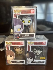 Funko Pop! Vinyl: Death Note Light, Ryuk, And L Lot Of 3 Funko Pops Bundle