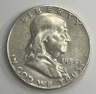 1954-S 50C Silver Franklin Half Dollar San Fransisco Mint