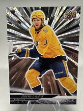 2024-25 Upper Deck Series 2 #349 JEREMY LAUZON Silver Outburst Predators