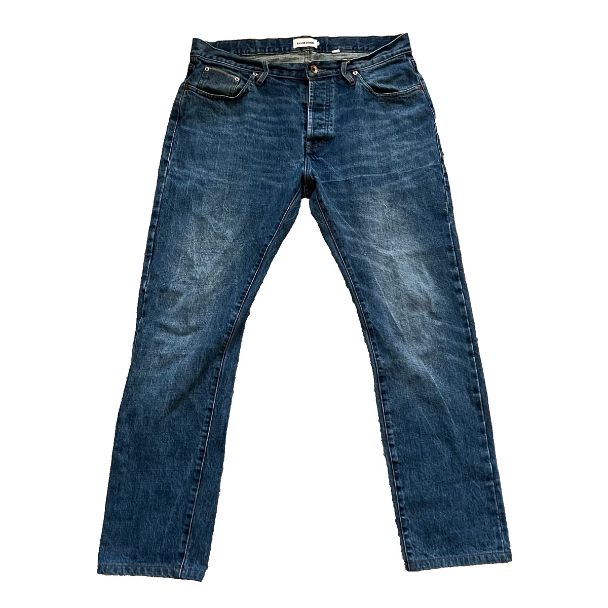 Taylor Stitch - The Democratic Jean in Washed Black Organic Slub Selvedge Taylor Stitch - The Democratic Jean in Washed Black Organic Slub Selvedge