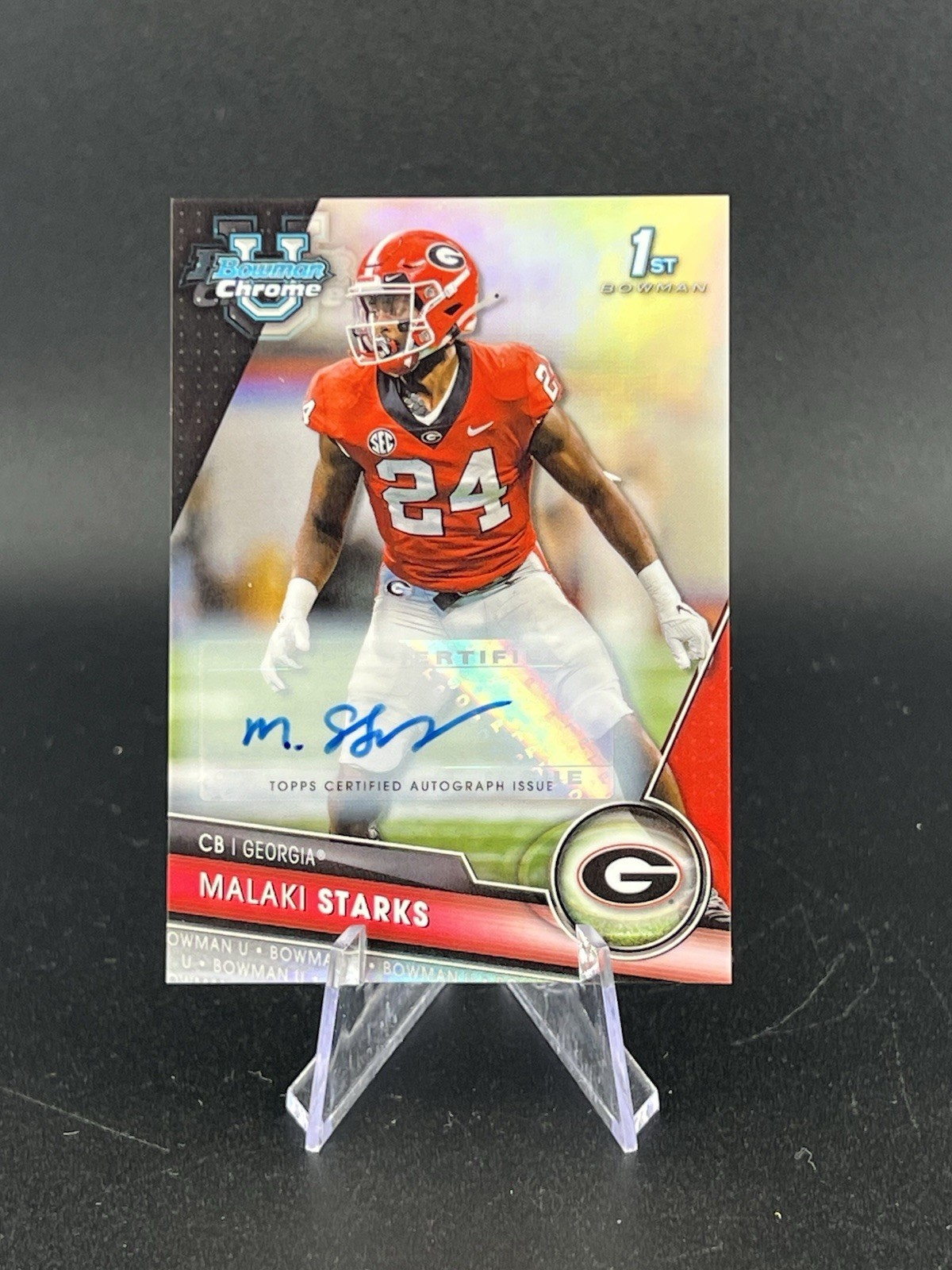 2023 Bowman Chrome Malaki Starks 1st Bowman Refractor Auto /499