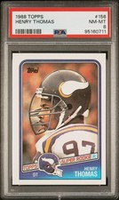 1988 Topps Henry Thomas #156 PSA 8