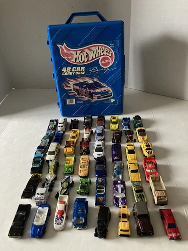 Lot of 48 Diecast Vintage Mattel Matchbox Cars Free Case