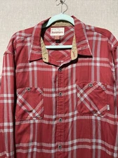 Simms Flannel Shirt Mens XXL Red Plaid Long Sleeve Outdoor Fishing Gorpcore