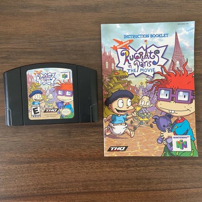 Rugrats in Paris: The Movie (Nintendo 64 N64) w/ Manual Tested ...