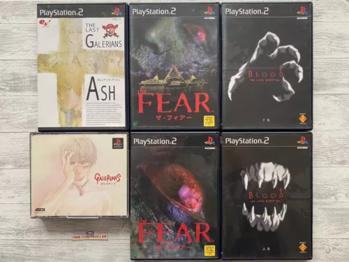 SONY PS 1 & 2 Galerians & Galerians Ash & The Fear & Blood: The Last Vampire set