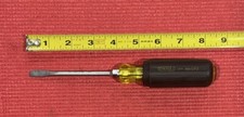 STANLEY Professional NEW 66-090 Keystone Slotted Screwdriver, 1/4โ Made In USA