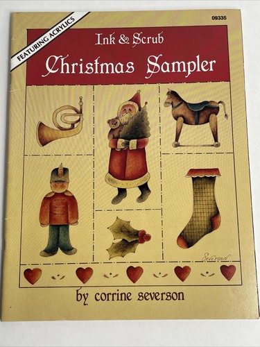Corrine Severson Ink & Scrub Christmas Sampler Decorative Painting Patterns