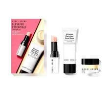 Bobbi Brown Elevated Essentials Skincare 3-pc Set Bare Pink Eye, Lip, Face